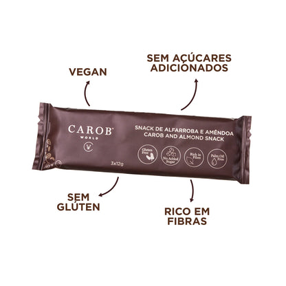 Snack de Alfarroba e Amêndoa (36g)