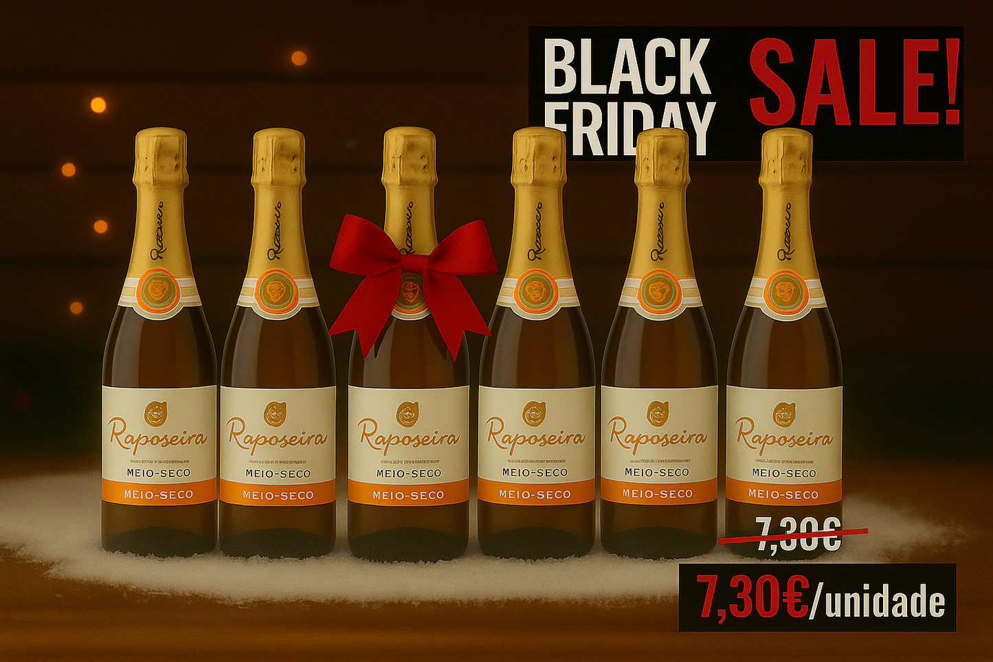 6 Garrafas - Raposeira Reserva Meio-seco