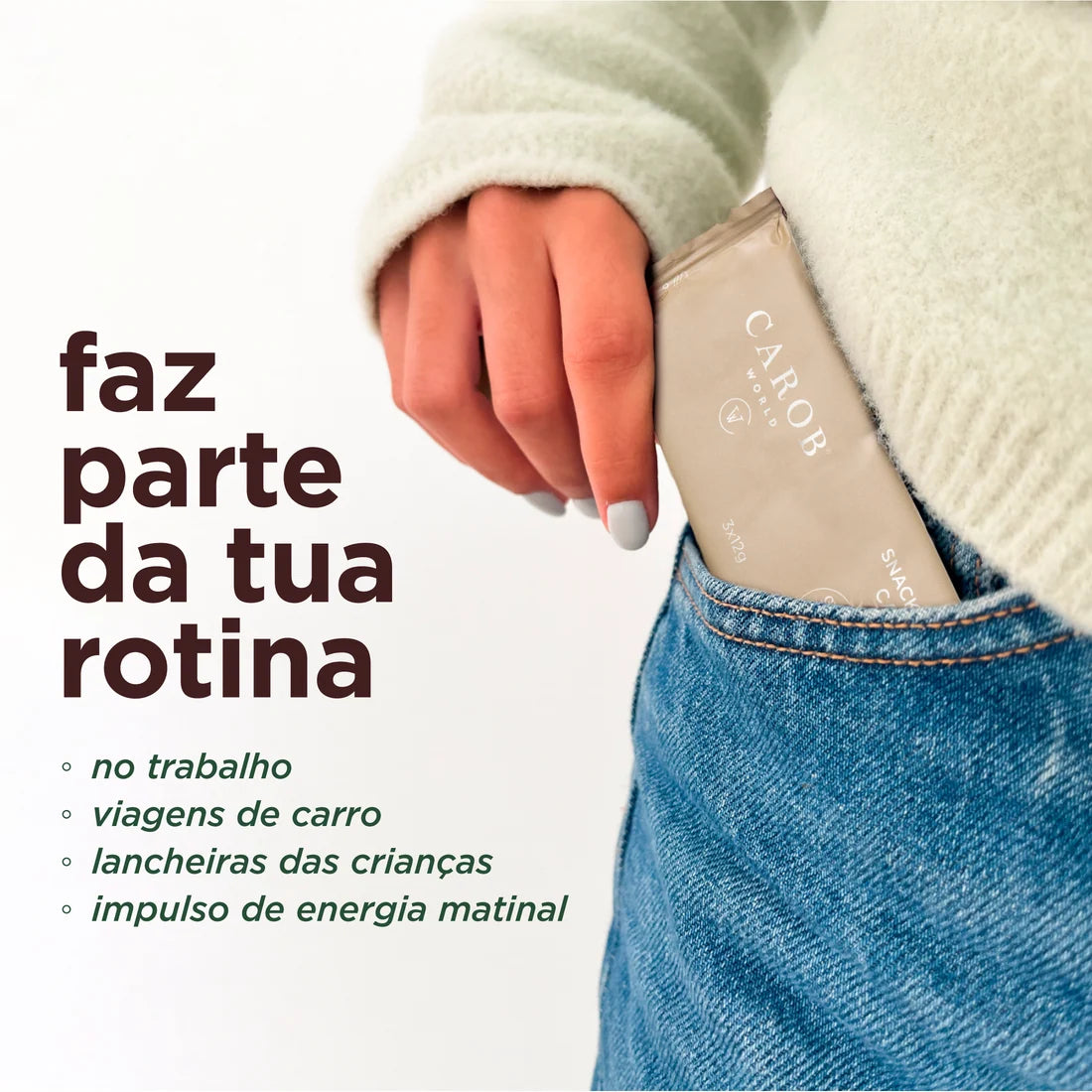 Snack de Alfarroba e Leite (36g)