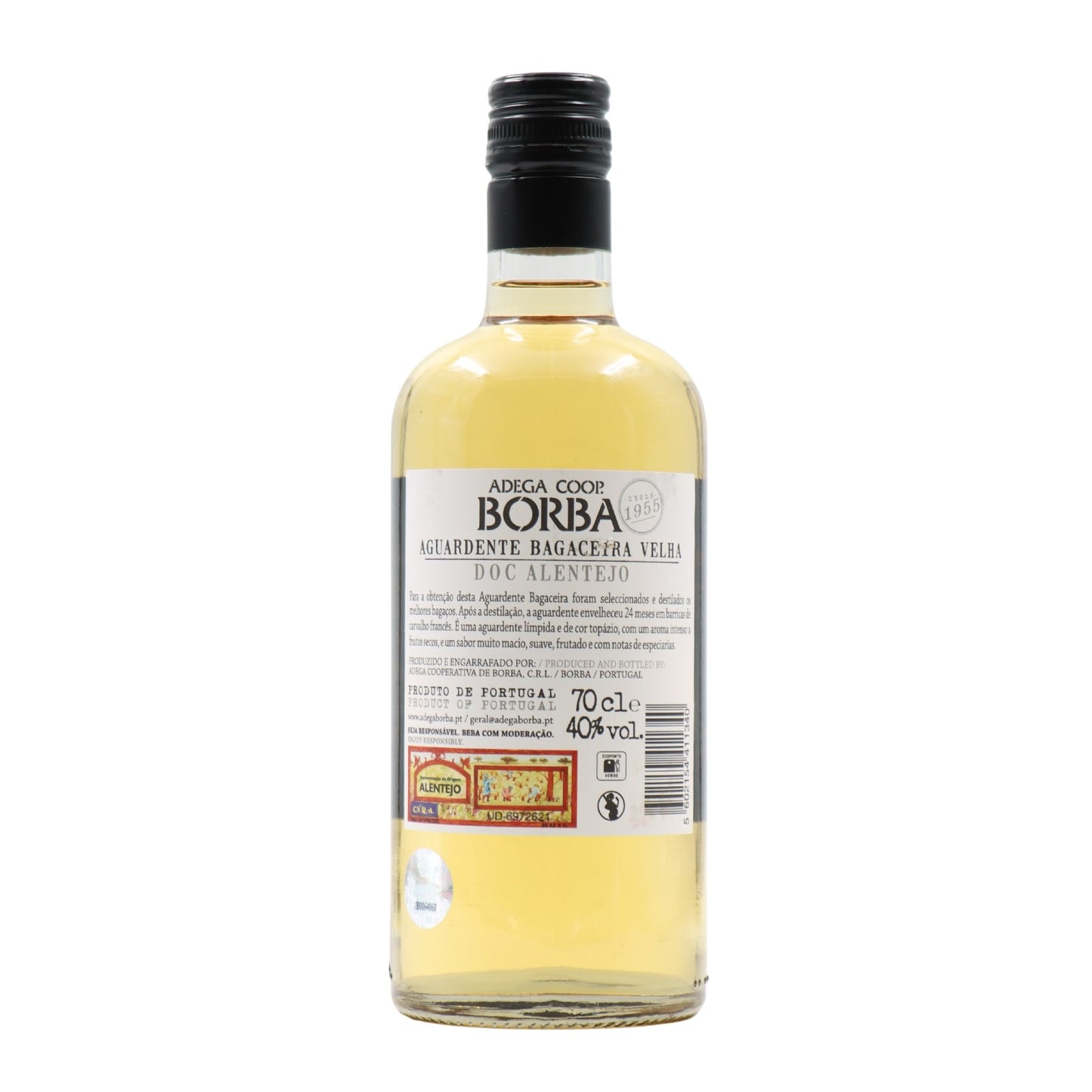 Adega de Borba Aguardente Bagaceira Velha