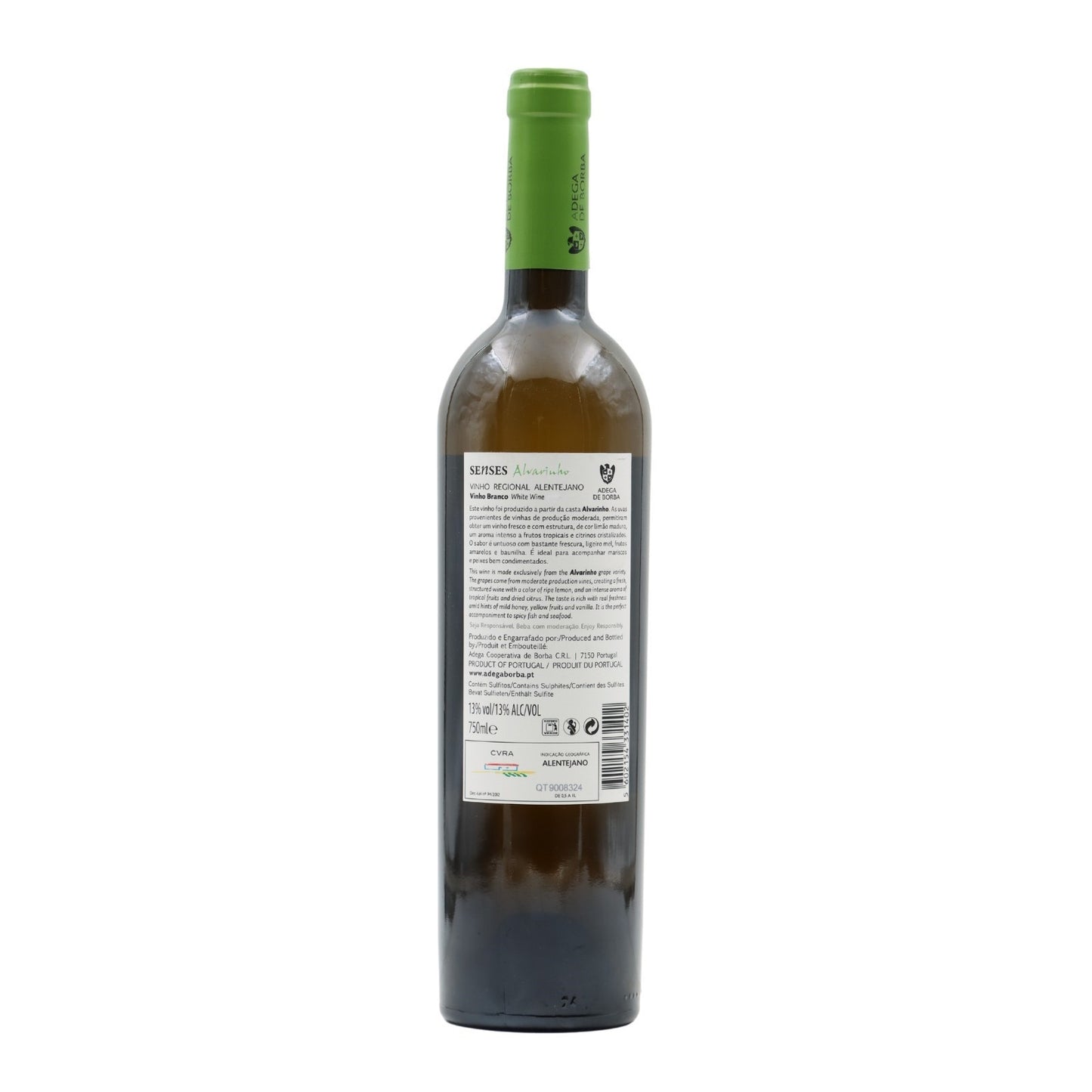 Adega de Borba Senses Alvarinho Branco 2015