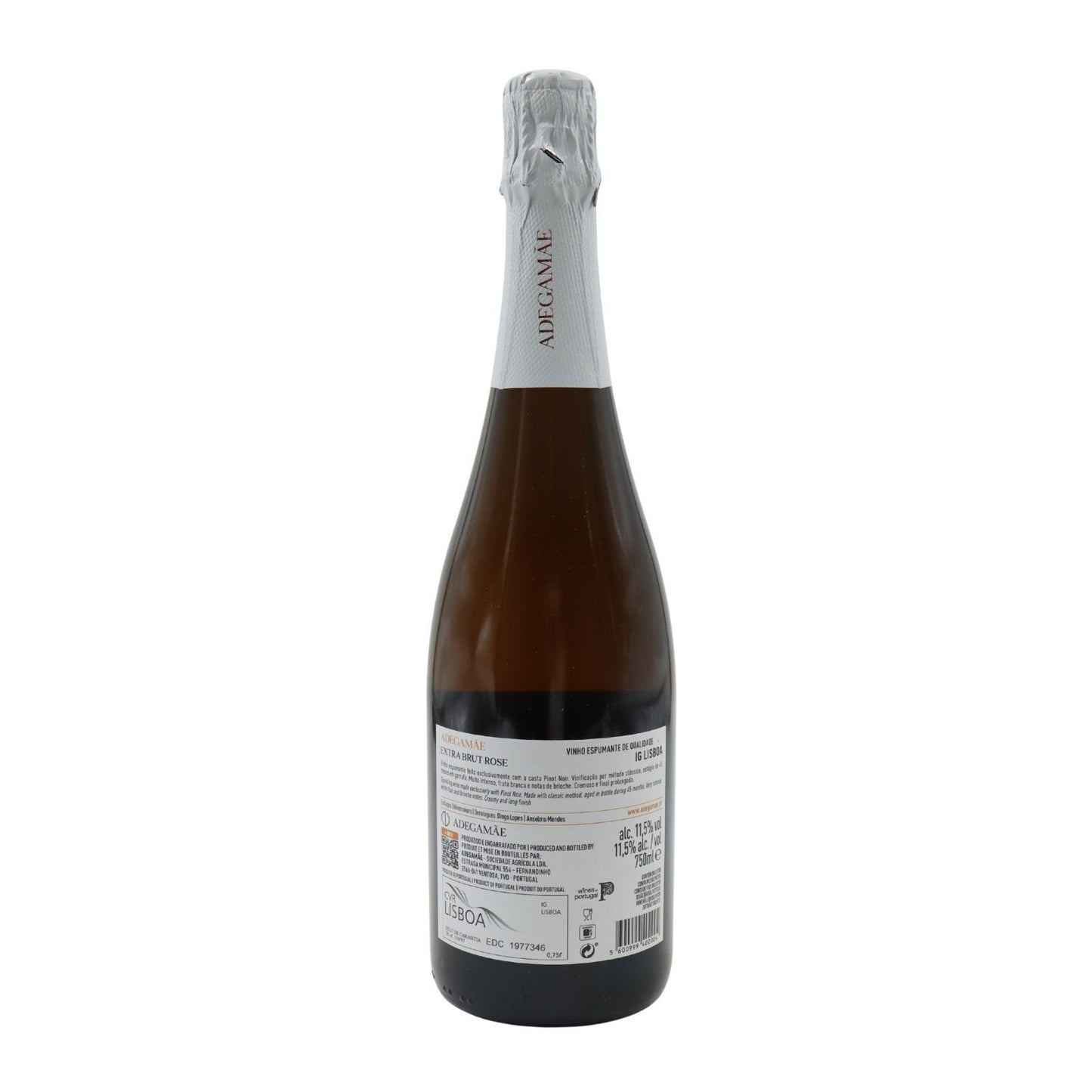 Adega Mãe Pinot Noir Rosé Extra Bruto Espumante 2018