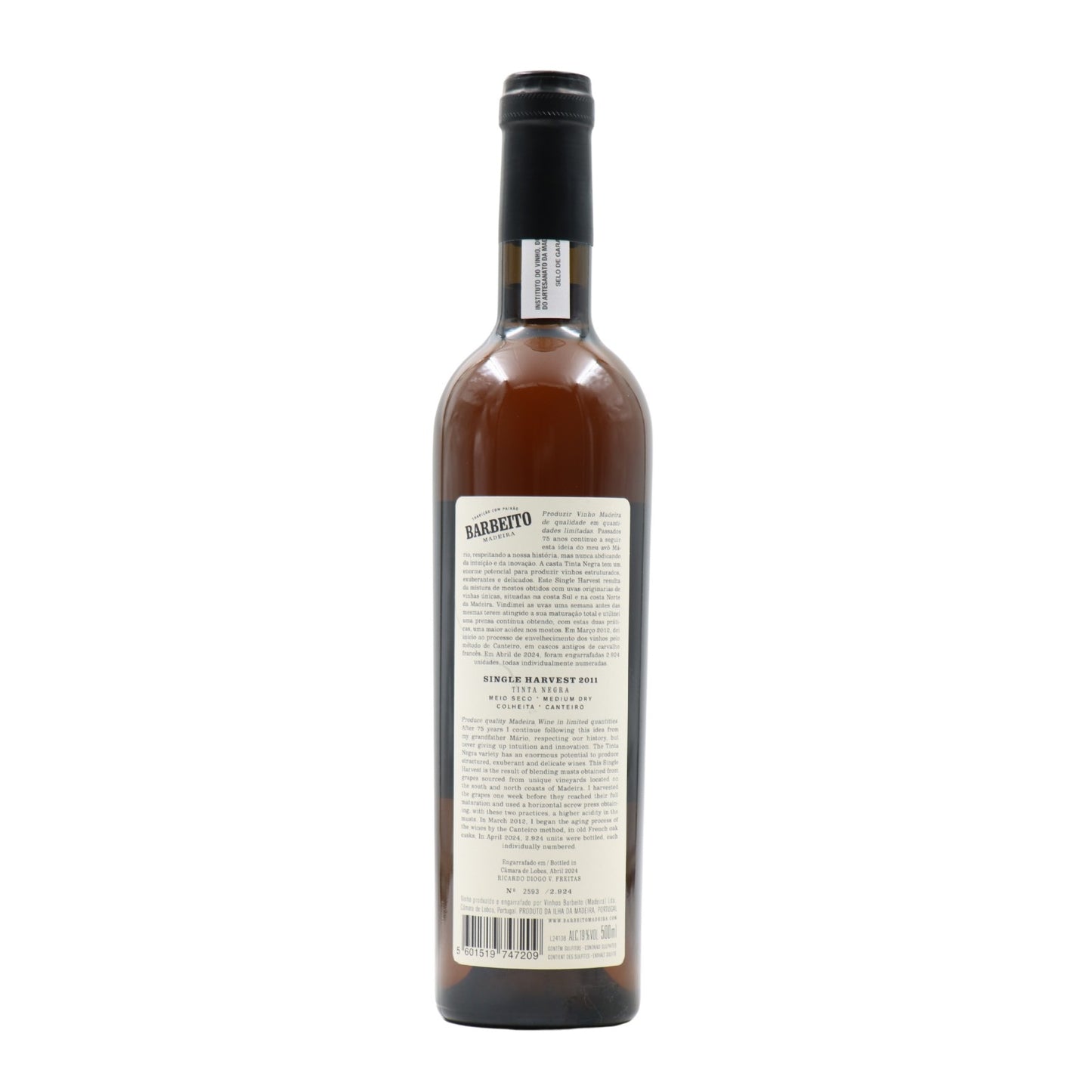 Barbeito Single Harvest Tinta Negra Madeira 2011