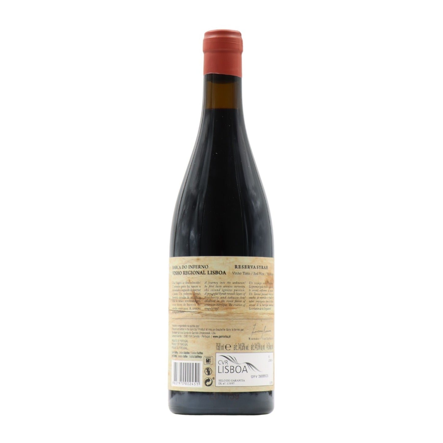 Barca do Inferno Syrah Reserva Red 2021