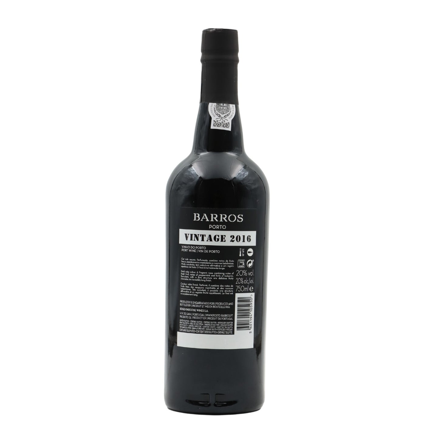 Barros Vintage Port 2016