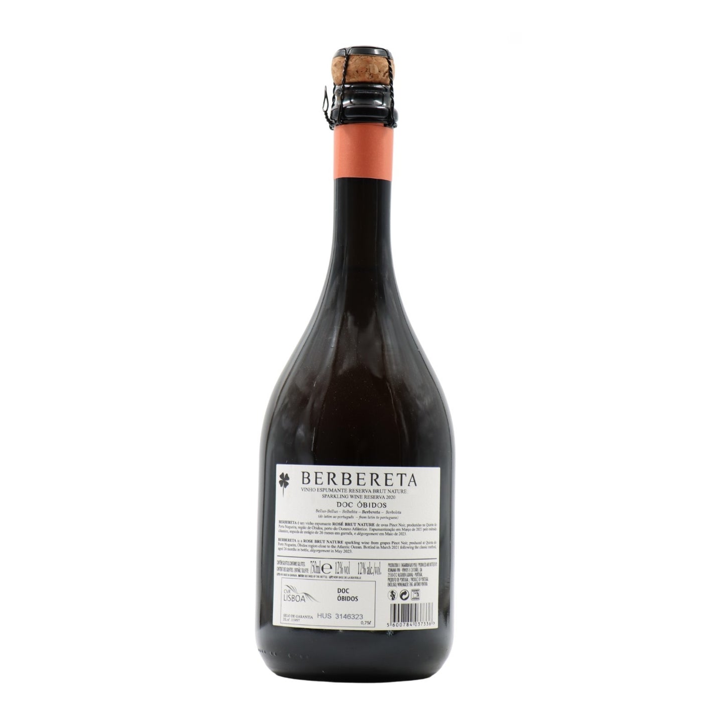 Berbereta Pinot Noir Reserva Rosé Brut Espumante 2020