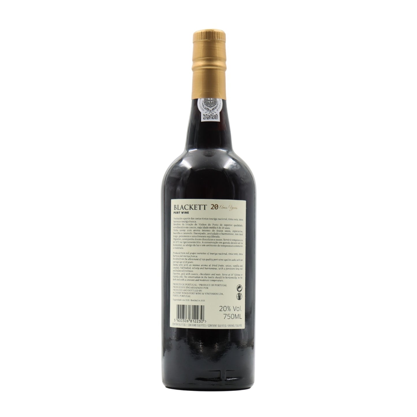 Blackett 20 Anos Tawny Porto
