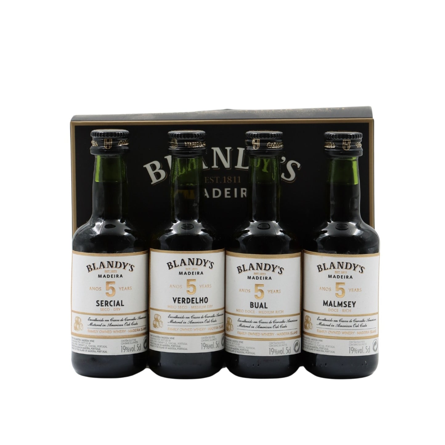 Blandys Selection of 4 Madeira Wines 50ml