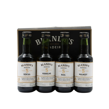 Blandys Selection of 4 Madeira Wines 50ml