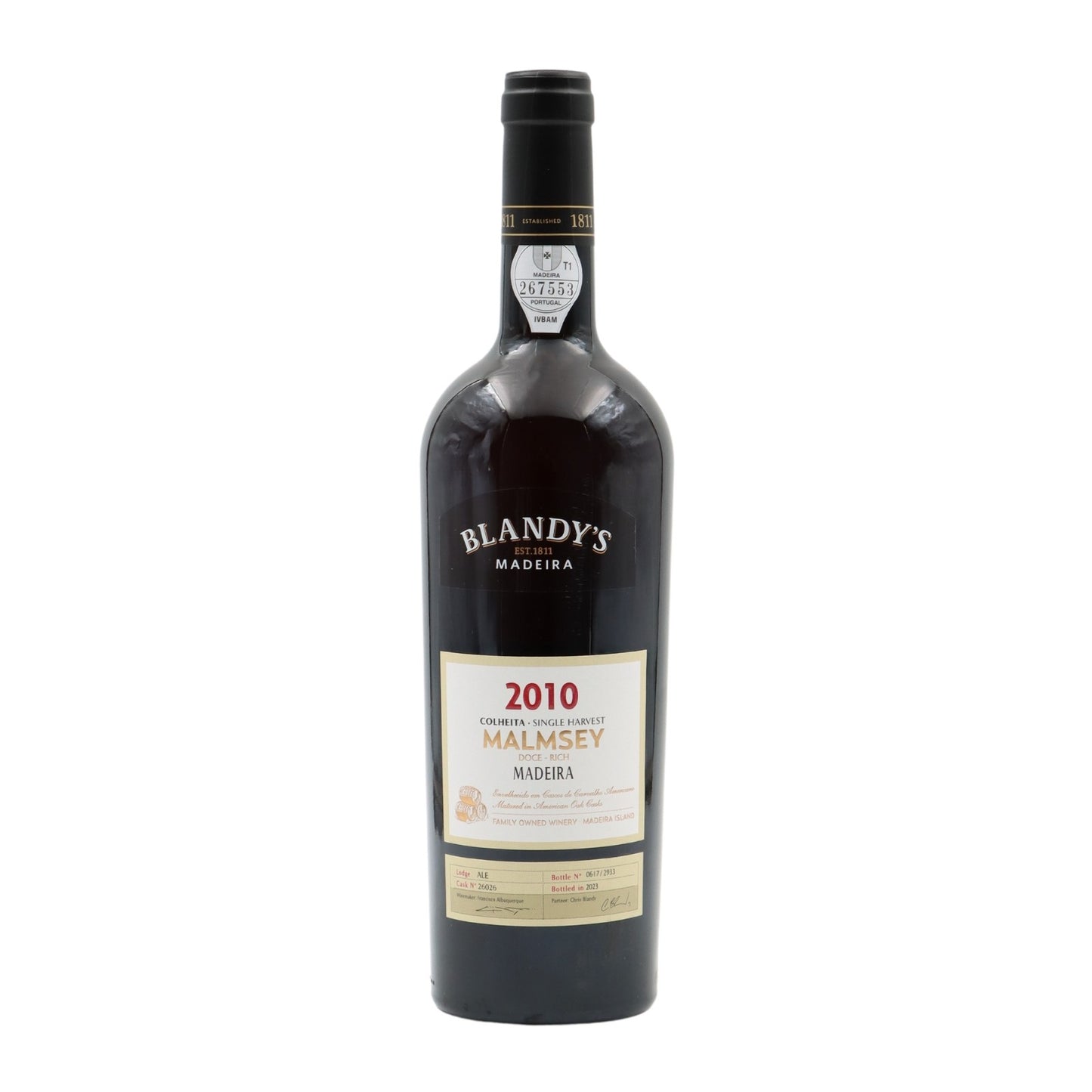 Blandys Malmsey Vintage 2010