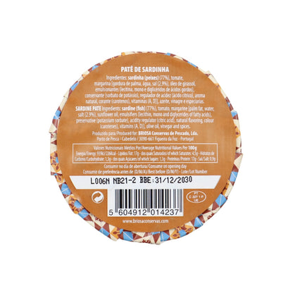 Briosa Gourmet Paté de Sardinha