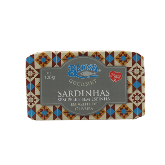 Briosa Gourmet Sardinhas sem pele e sem espinhas em Azeite