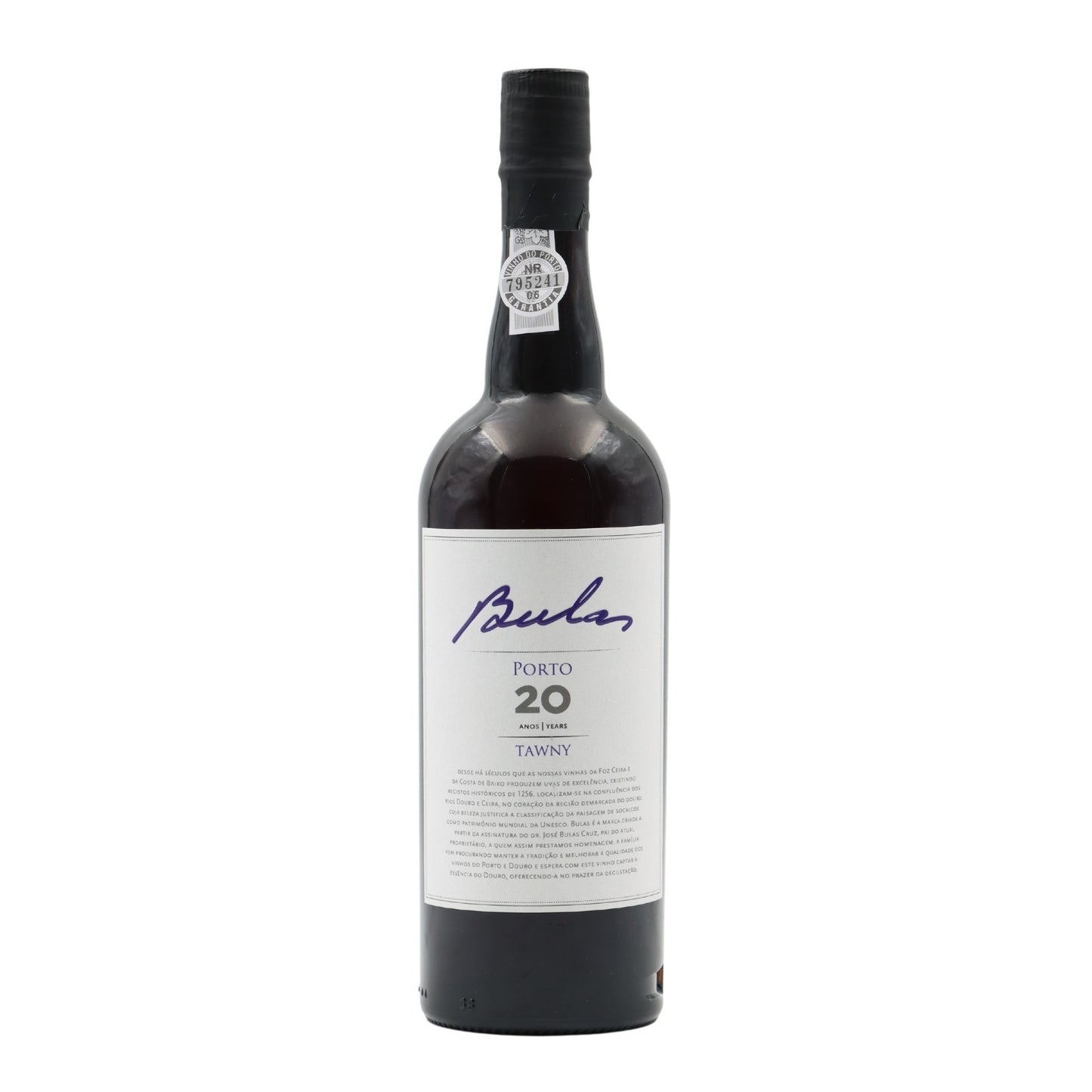 Bulas 20 anos Tawny Porto