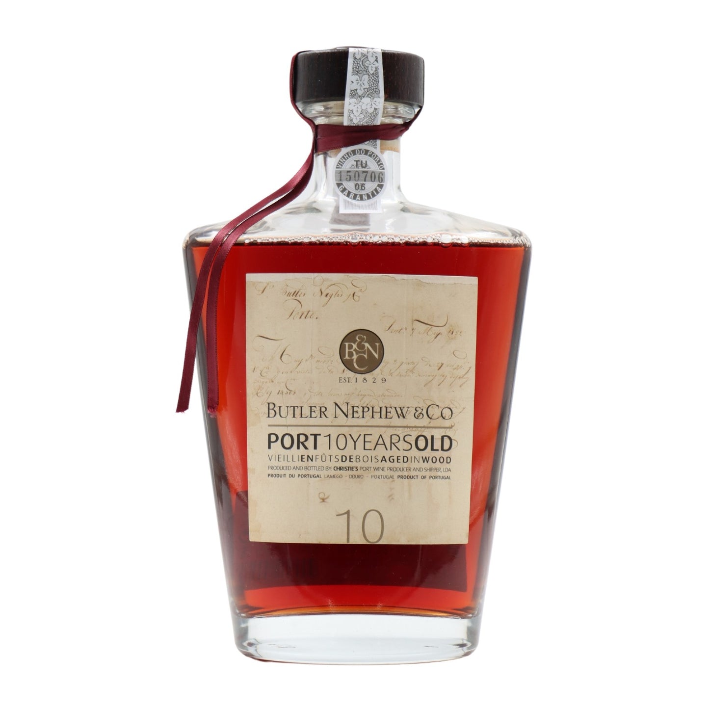 Butler Nephew 10 anos Tawny Decanter Porto