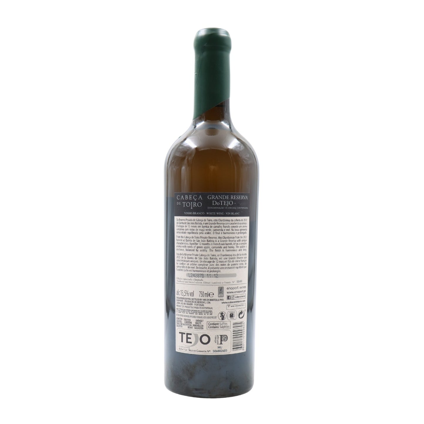Cabeça de Toiro Chardonnay Reserva Privada Branco