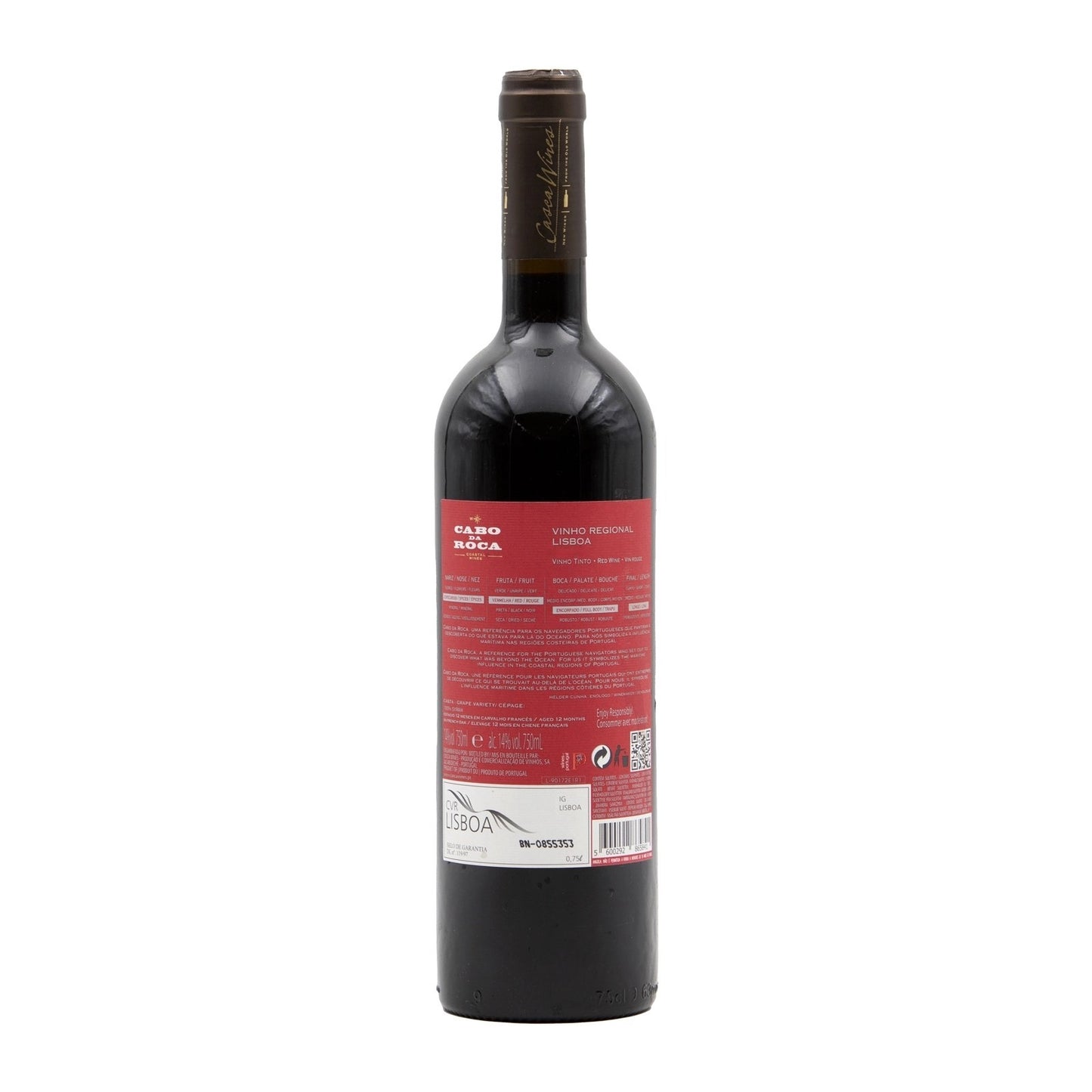 Cabo da Roca Lisboa Syrah Reserva Tinto 2020