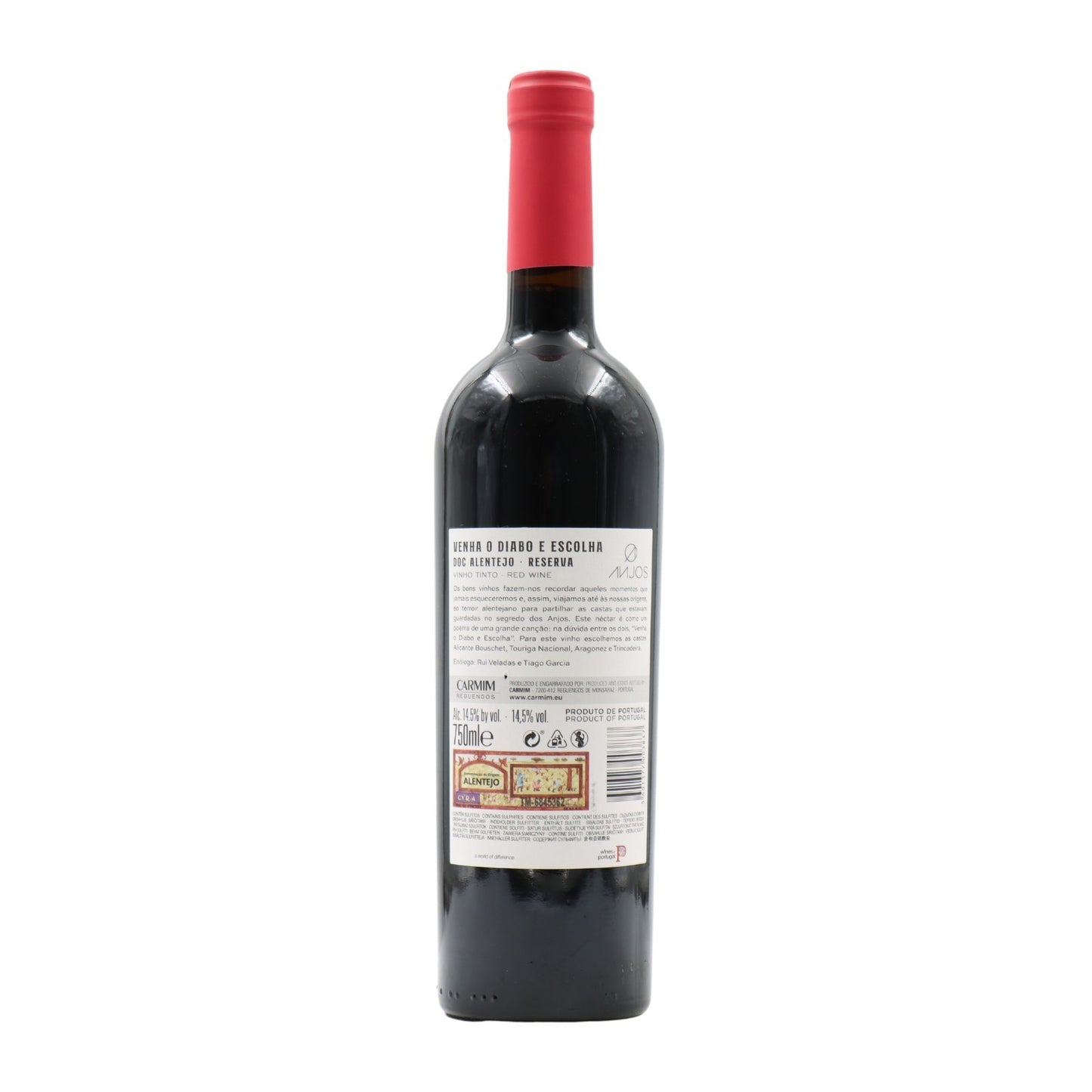 Carmim Venha o Diabo e Escolha Reserva Tinto
