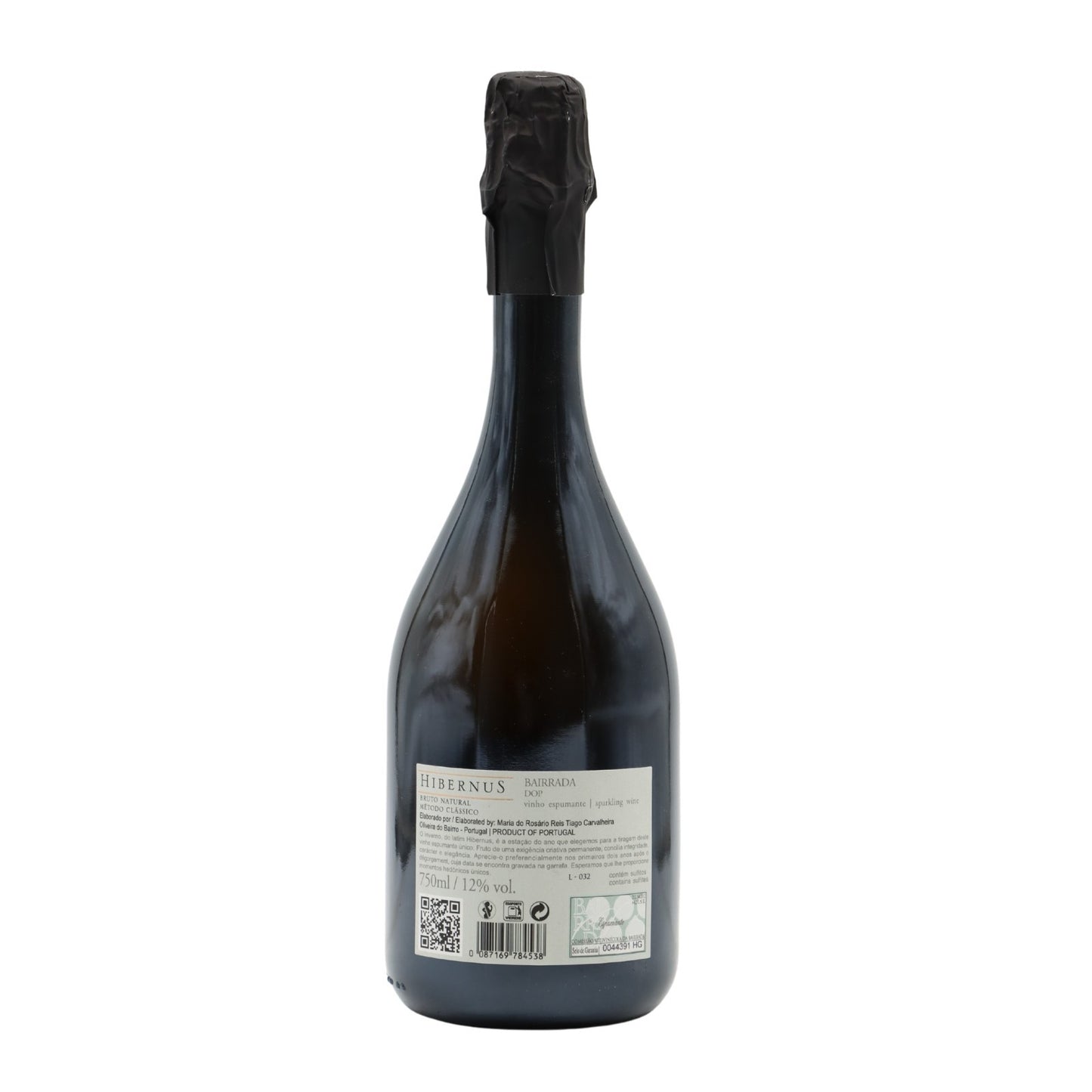 Carvalheira Hibernus Grand Cuvée Brut Nature Sparkling Wine 2018