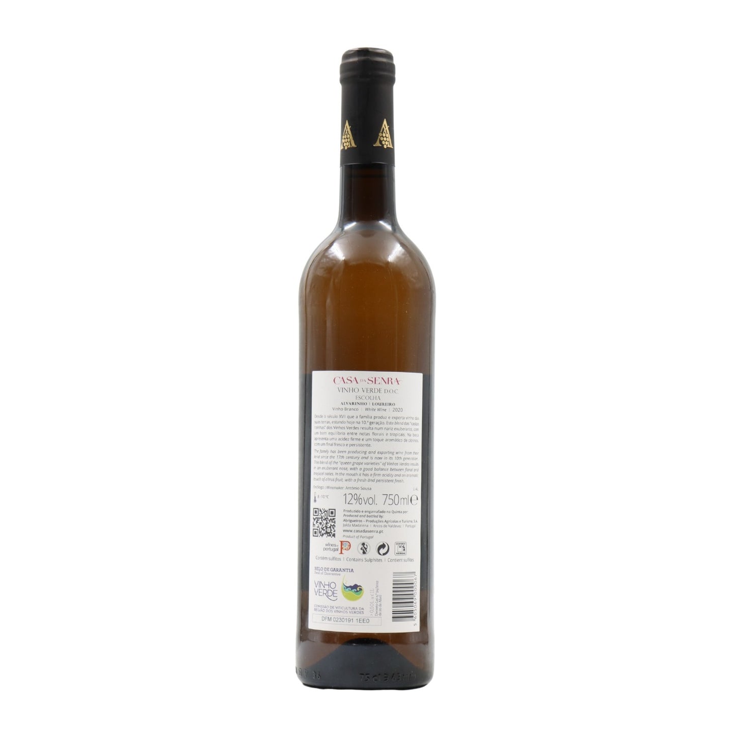 Casa da Senra Alvarinho Loureiro Branco