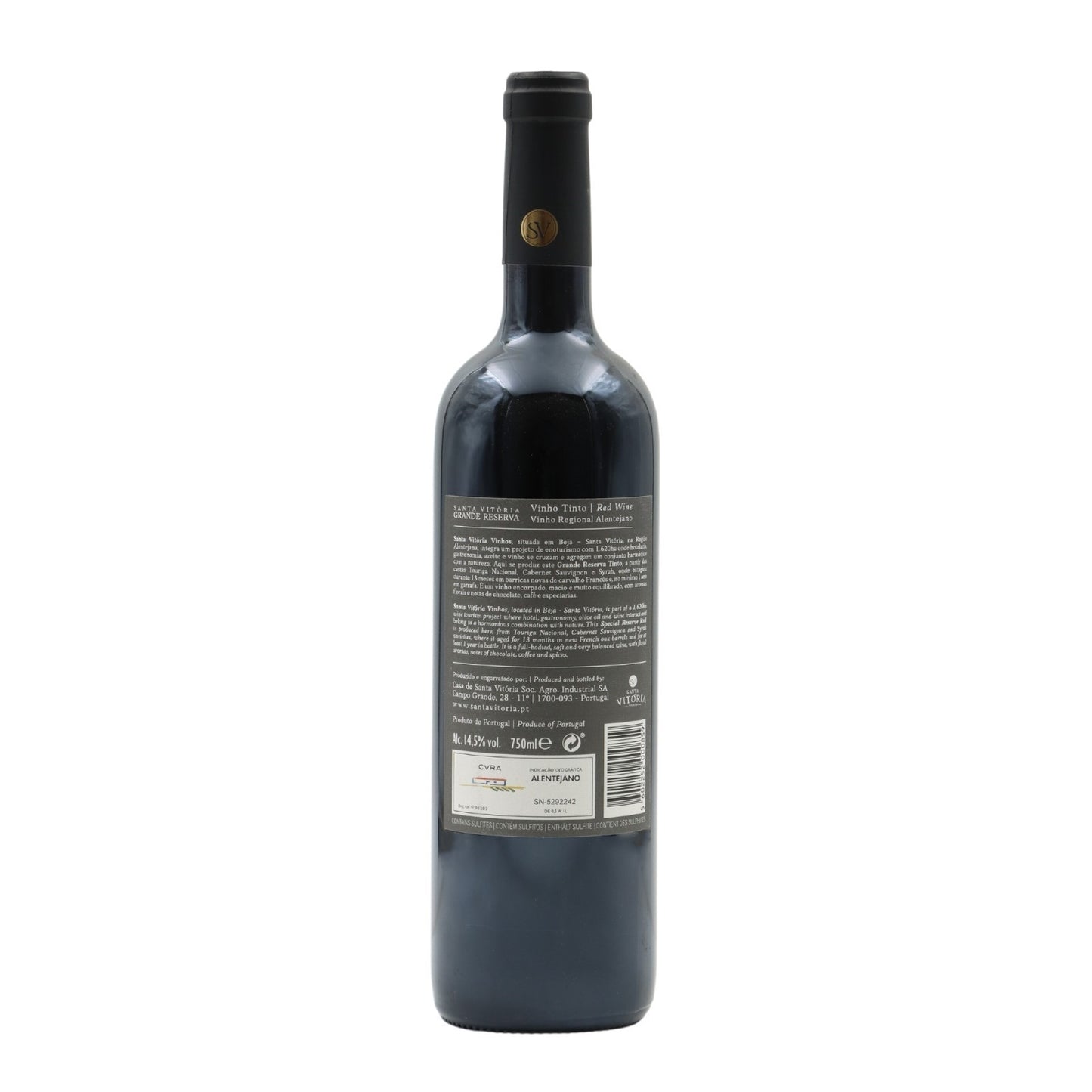 Santa Vitoria Grand Reserve Red Wine 2017