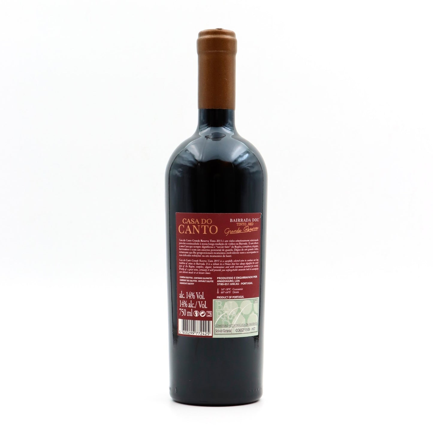 Casa do Canto Grande Reserve Red 2015