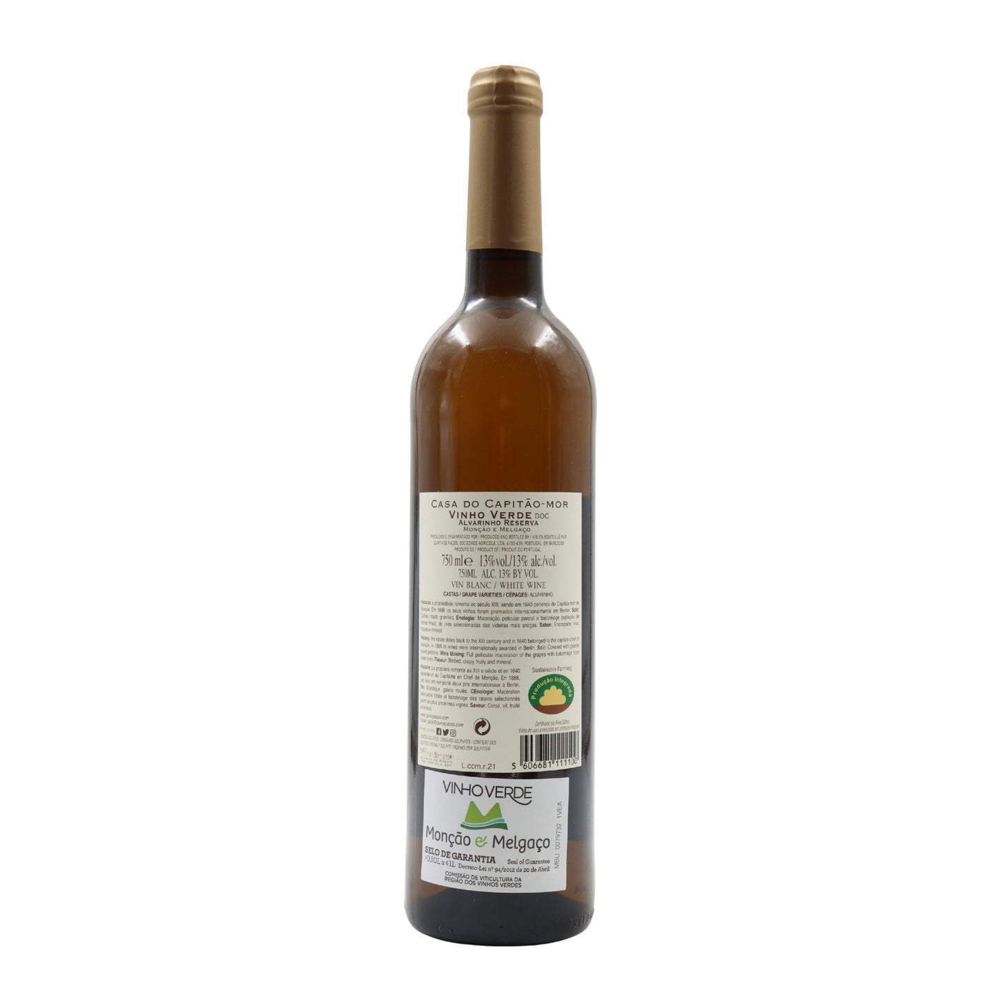 Casa do Capitão-Mor Alvarinho Reserva Branco
