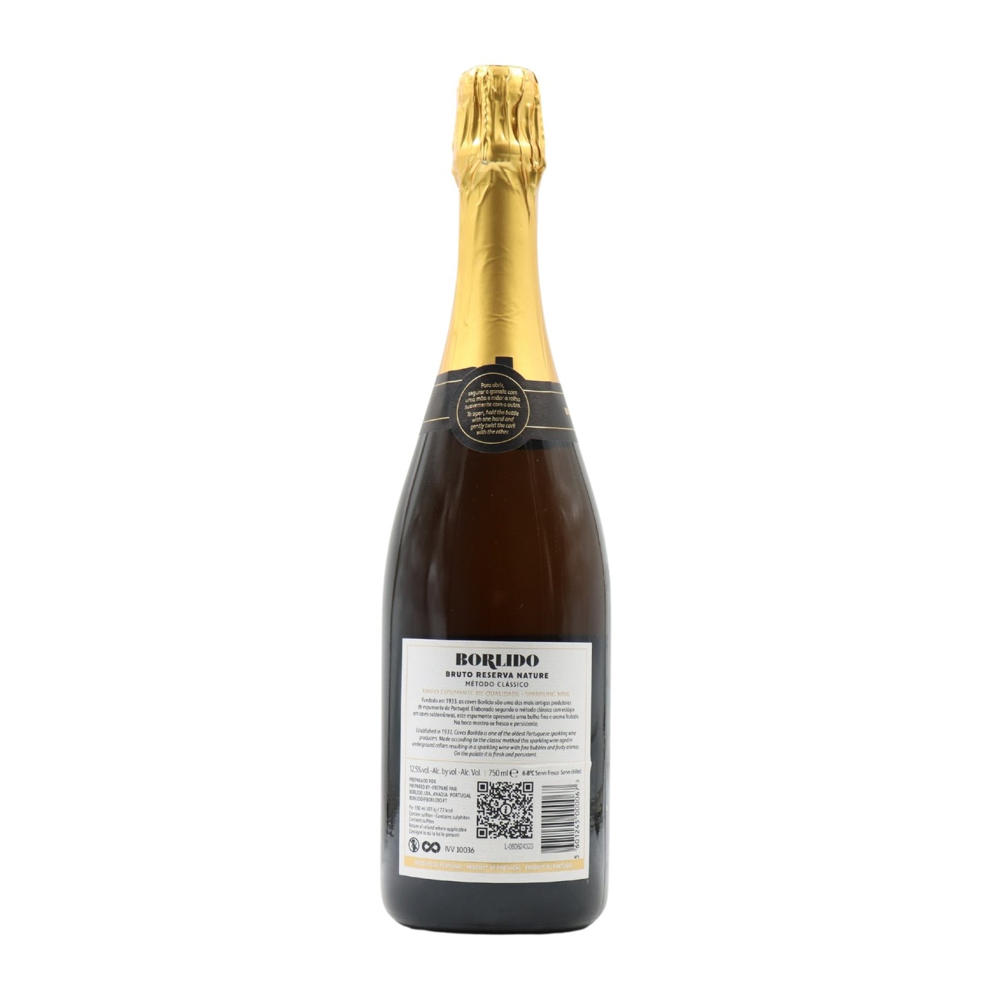 Caves Borlido Blanc de Blancs Reserva Bruto Espumante