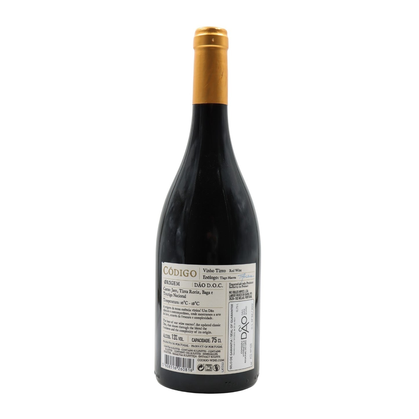 Código Origem Tinto