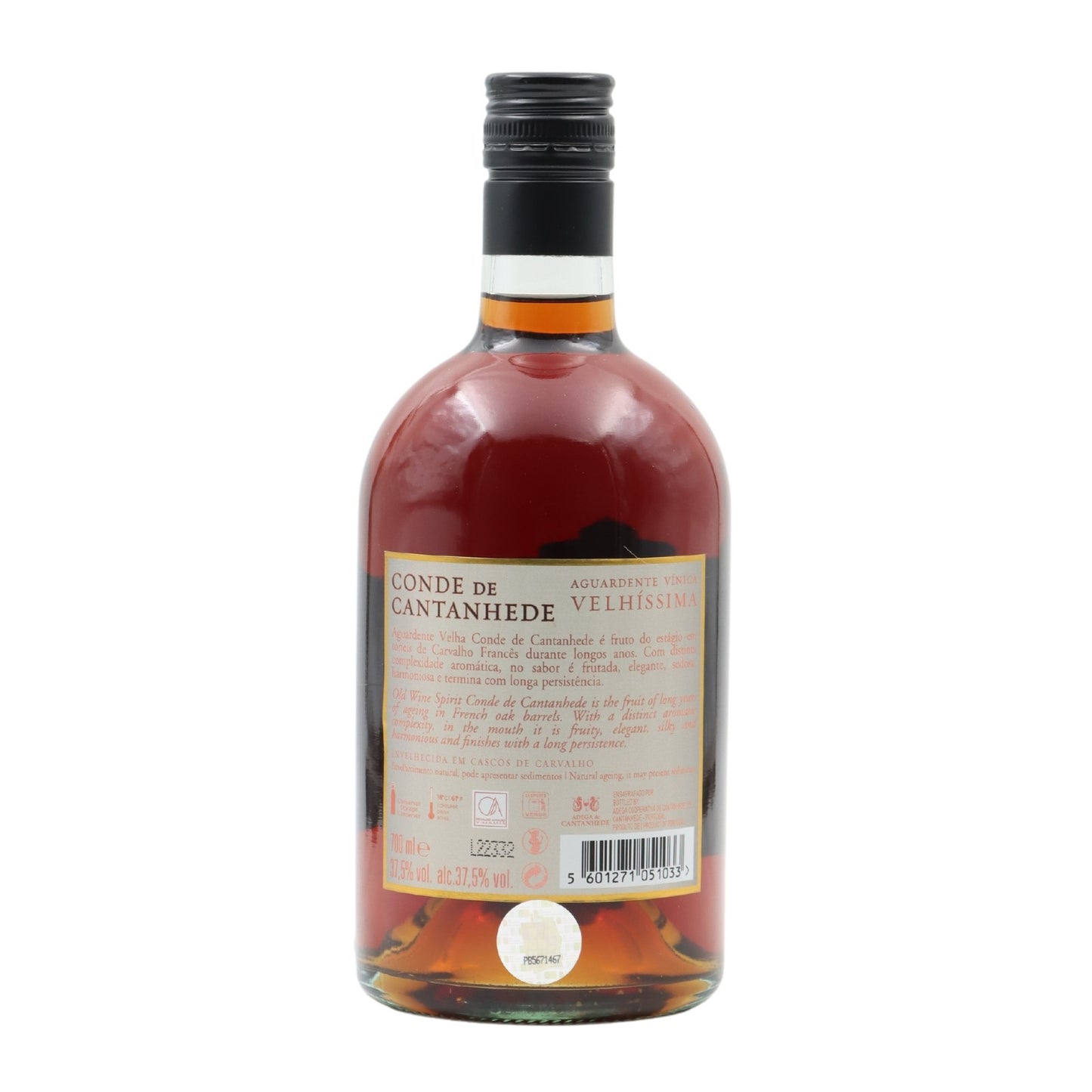 Conde de Cantanhede Aguardente Vínica Velhíssima