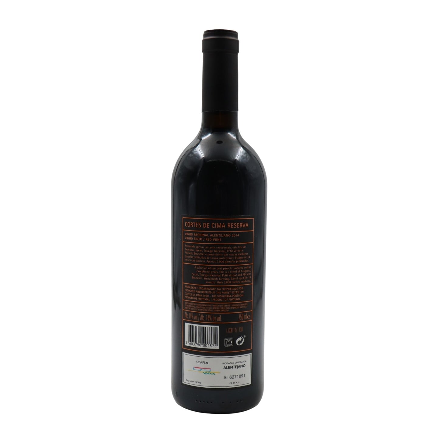 Cortes de Cima Reserva Tinto 2014