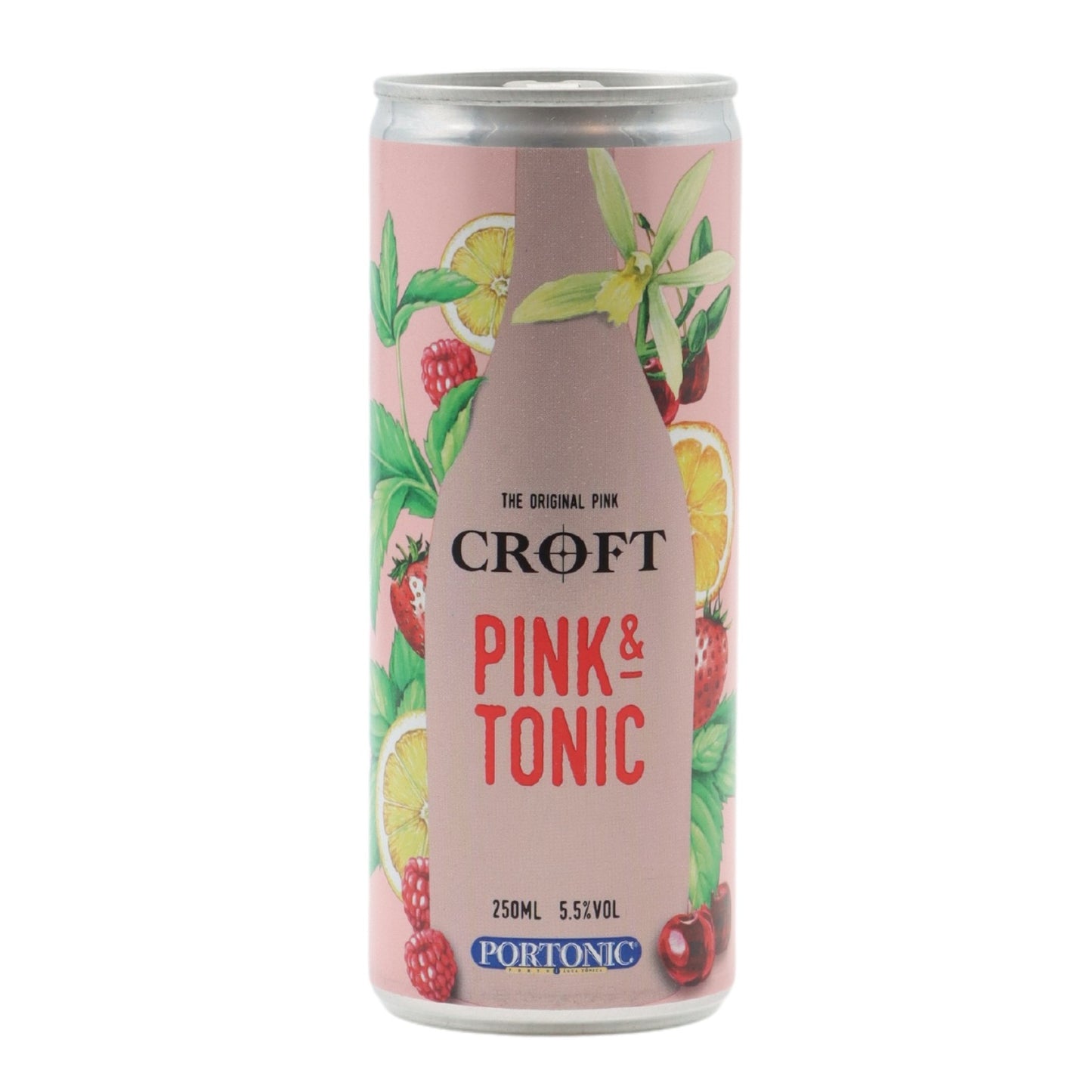 Croft Pink &amp; Tonic in a can