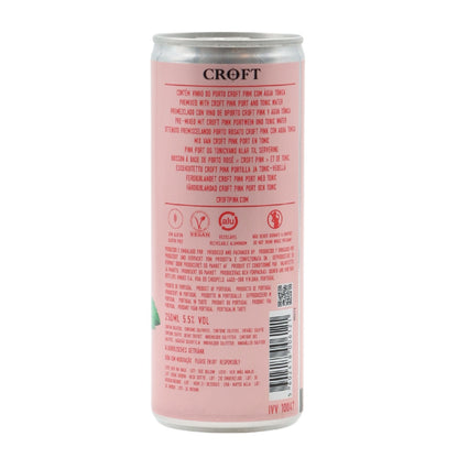 Croft Pink &amp; Tonic in a can