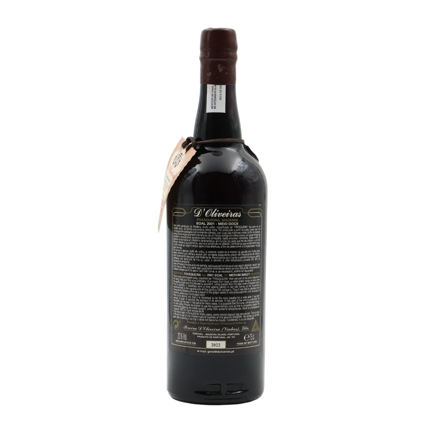 D´Oliveiras Boal Medium Sweet Madeira 2001