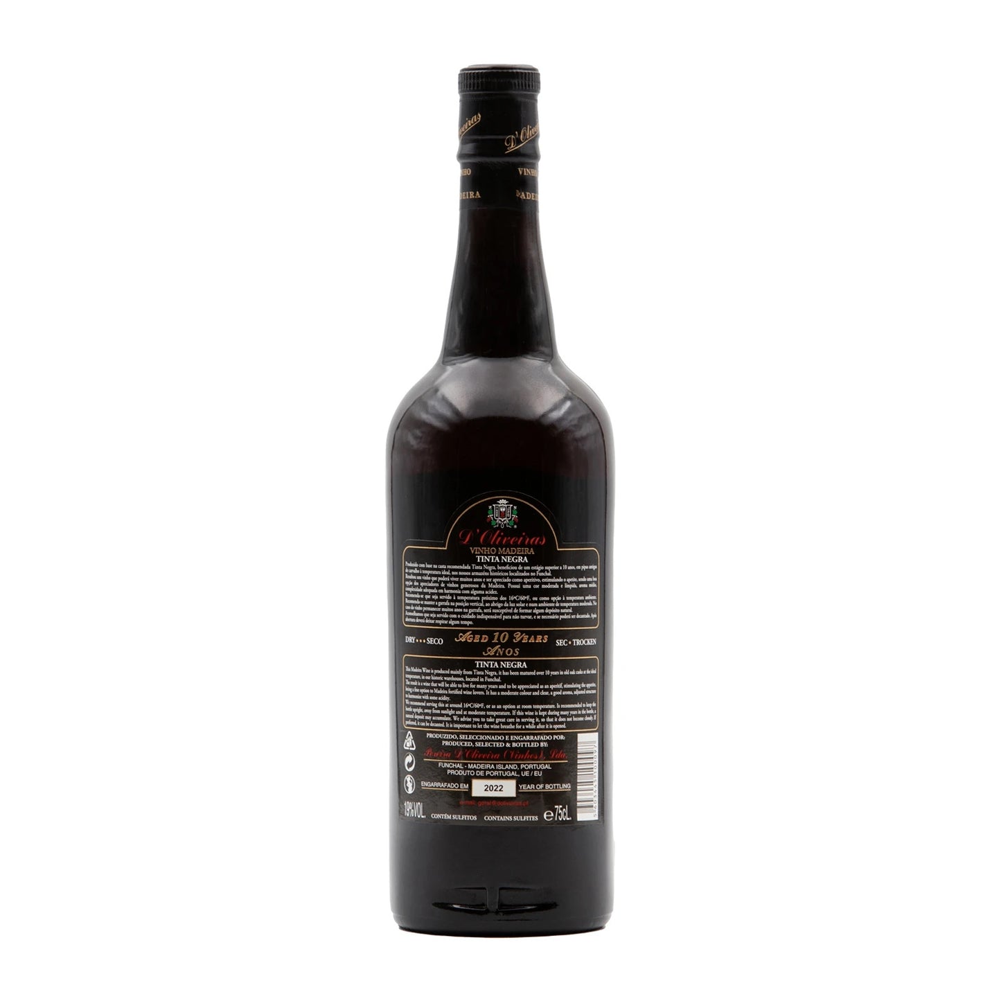 D´Oliveiras Dry 10 Years Madeira
