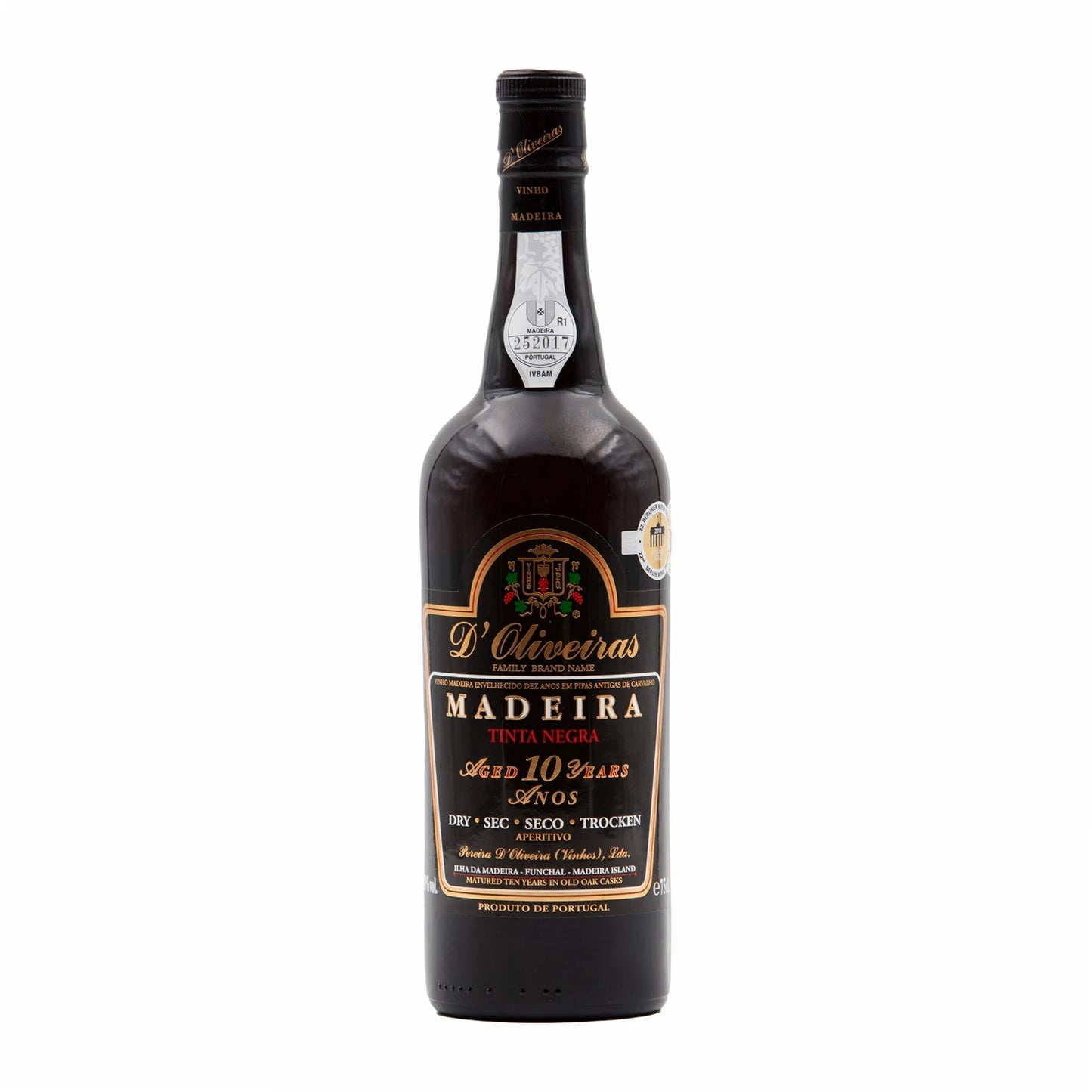 D´Oliveiras Dry 10 Years Madeira
