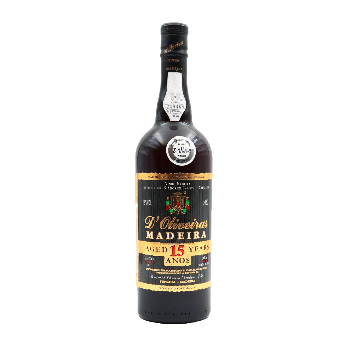 D´Oliveiras Dry 15 Years Madeira