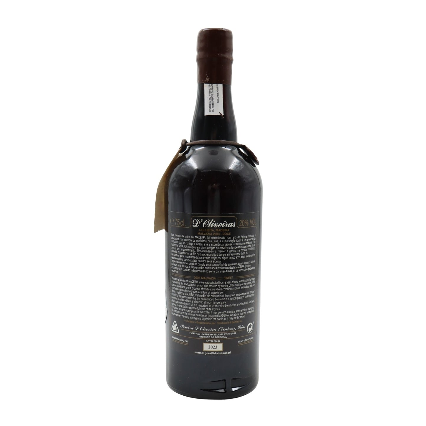D´Oliveiras Malmsey Doce Madeira 2003