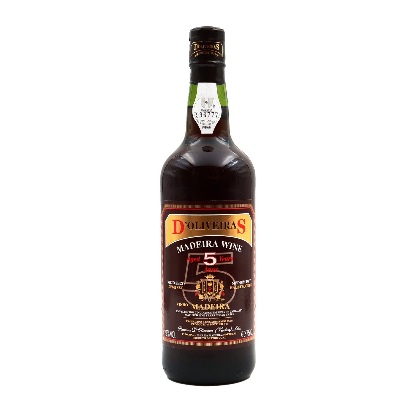 D´Oliveiras Meio Seco 5 Anos Madeira