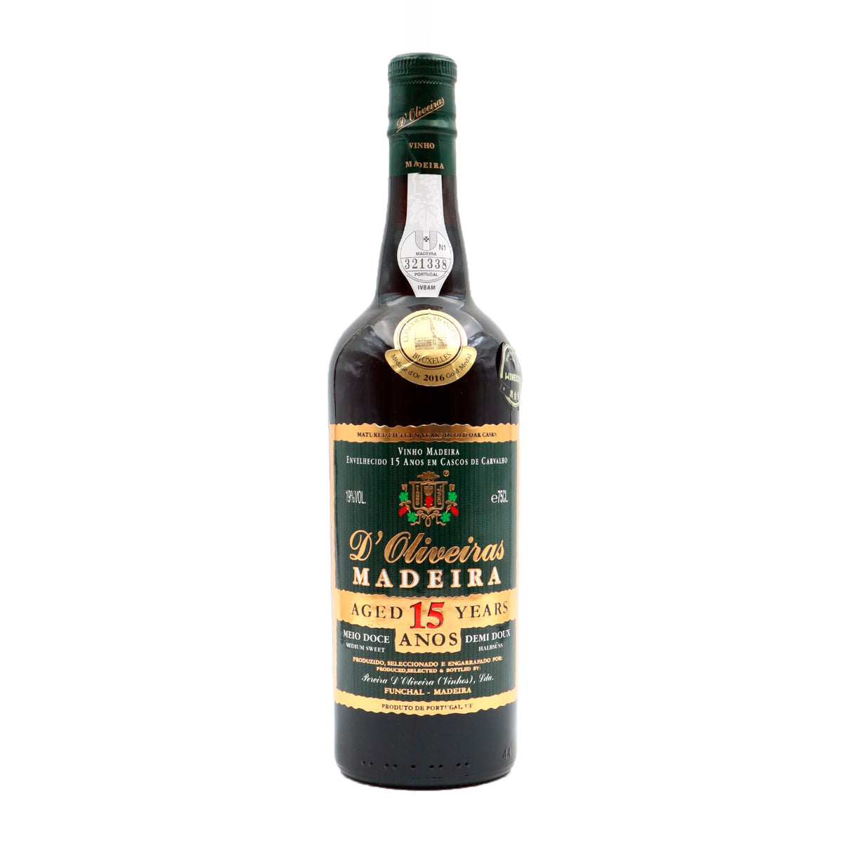 D´Oliveiras Semi Sweet 15 Years Madeira