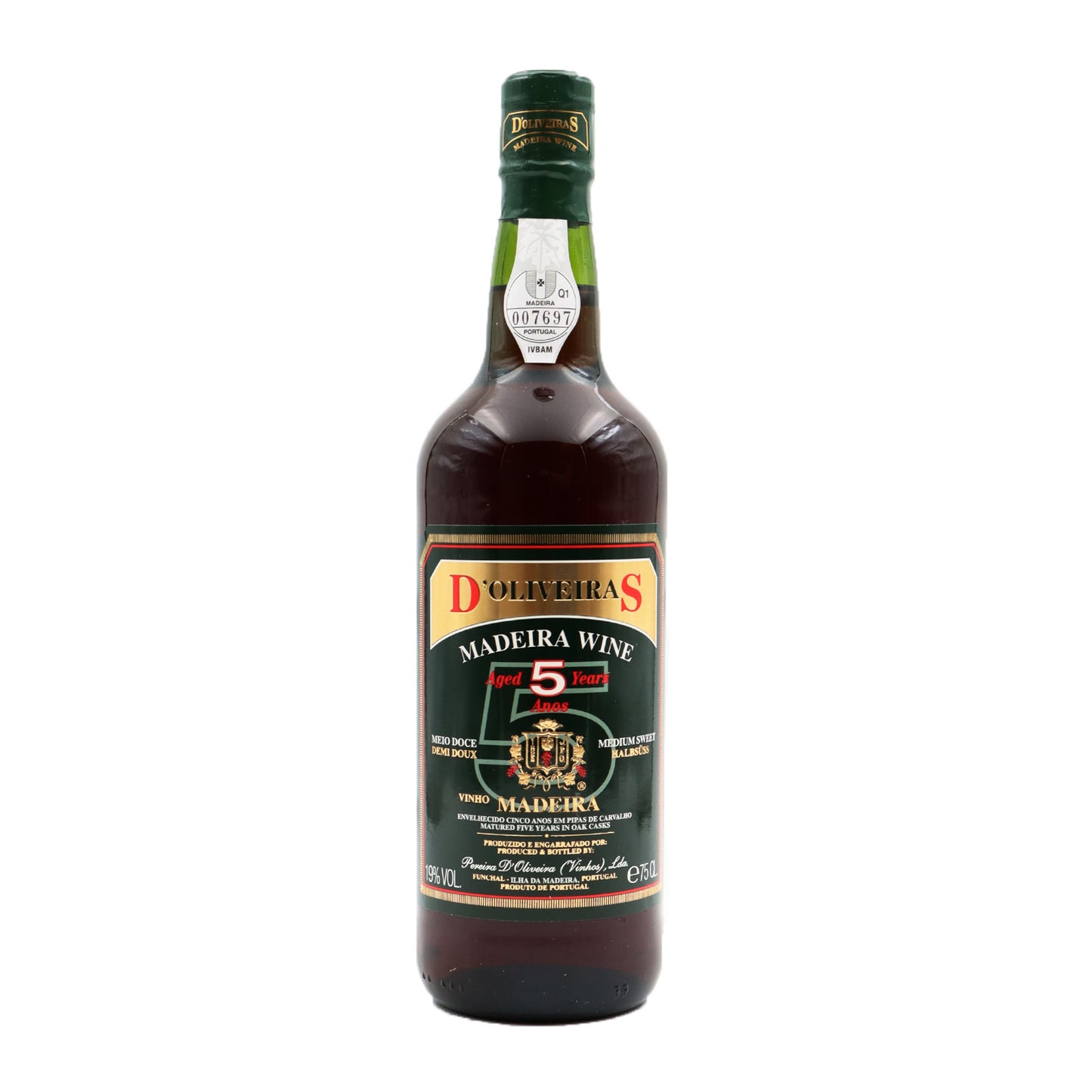 D´Oliveiras Semi Sweet 5 Years Madeira