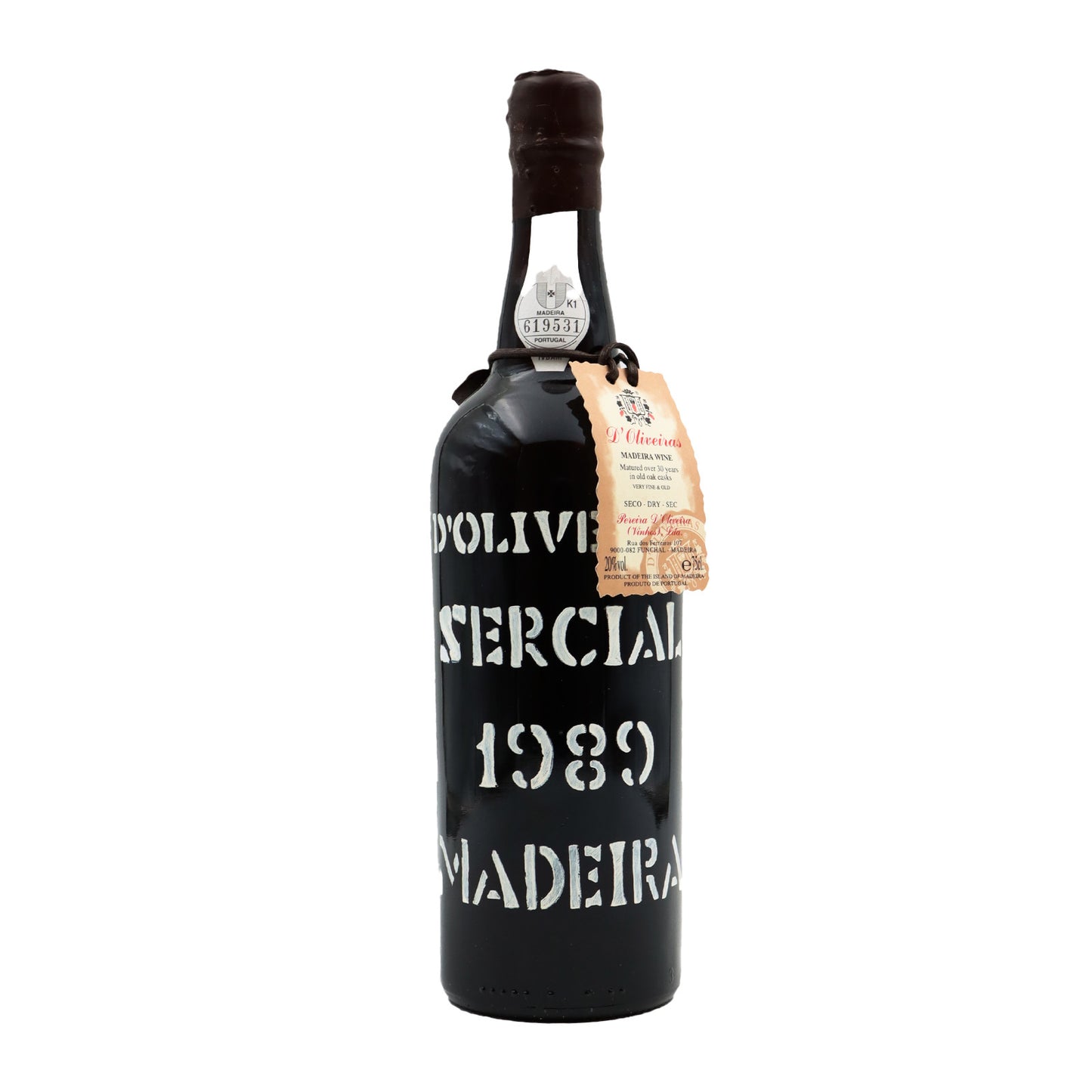 D´Oliveiras Sercial Seco Madeira 1989