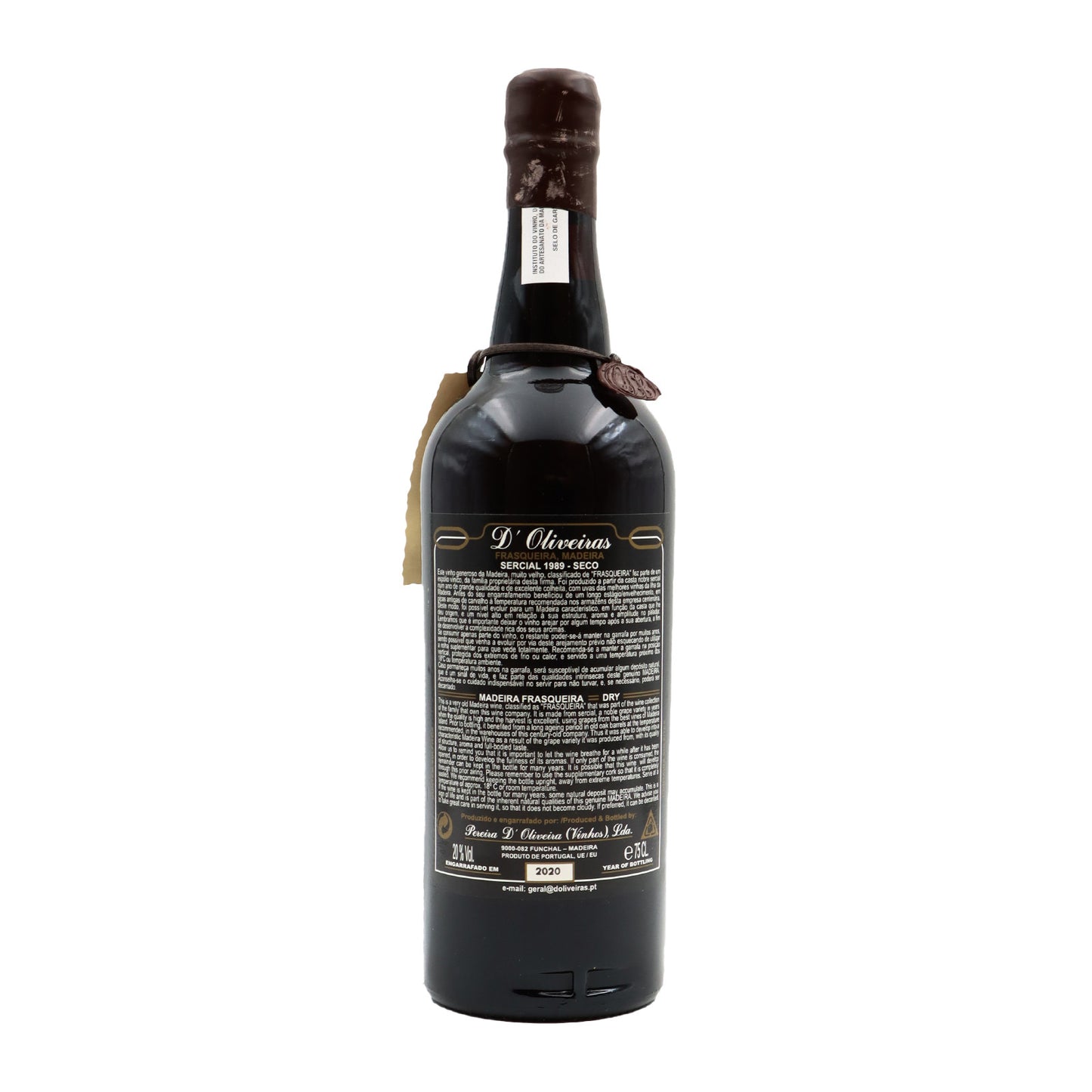 D´Oliveiras Sercial Seco Madeira 1989
