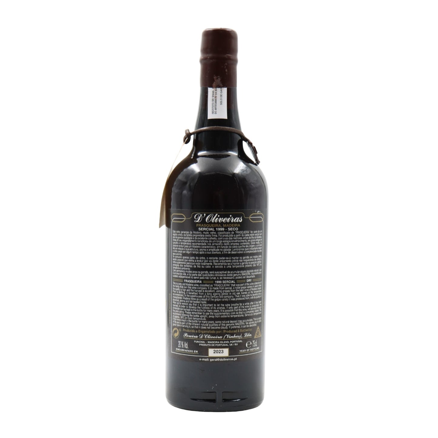 D´Oliveiras Sercial Dry Madeira 1999
