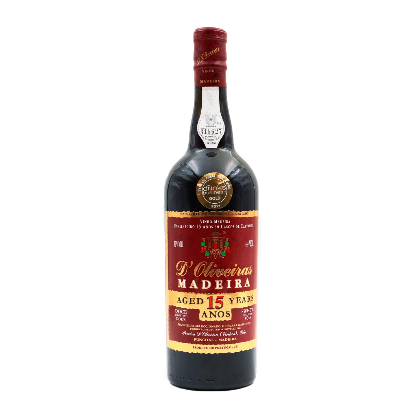 D´Oliveiras Sweet 15 Years Madeira