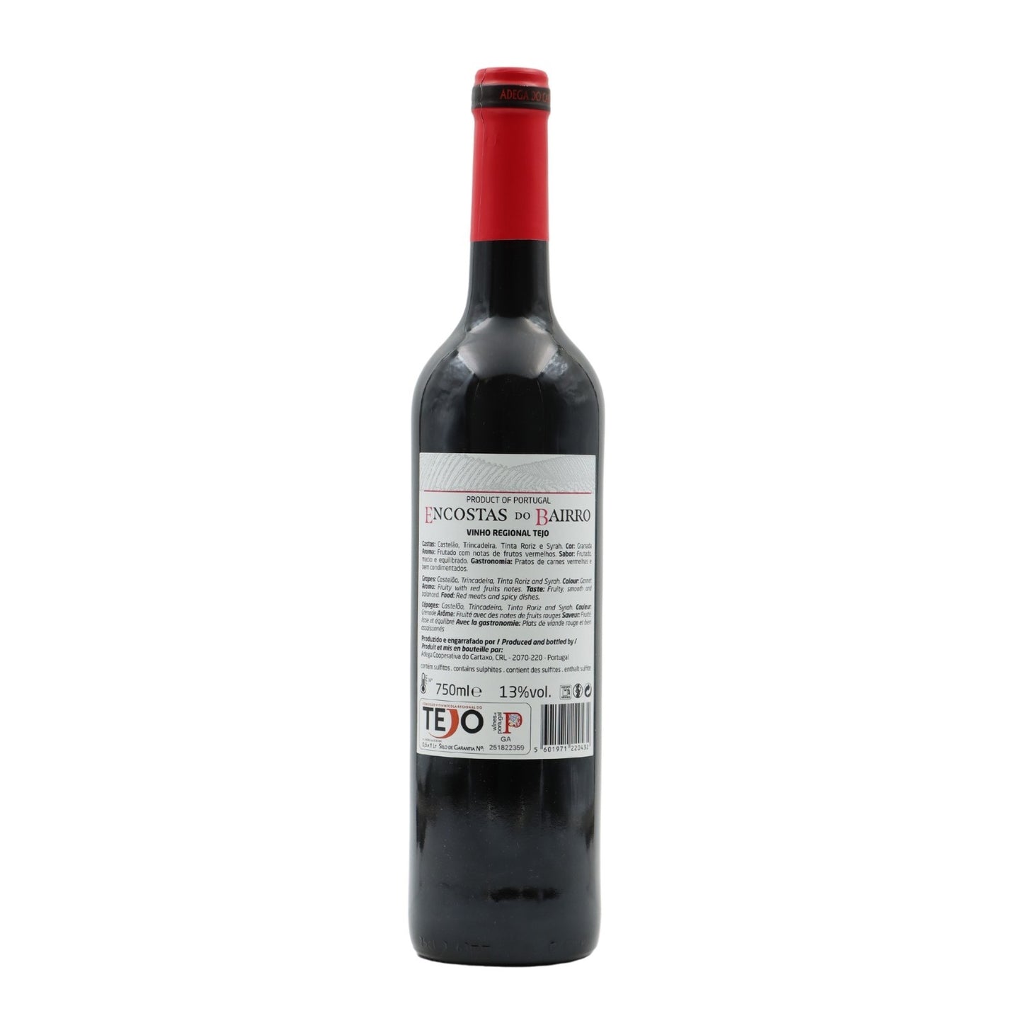 Encostas do Bairro 375ml Tinto