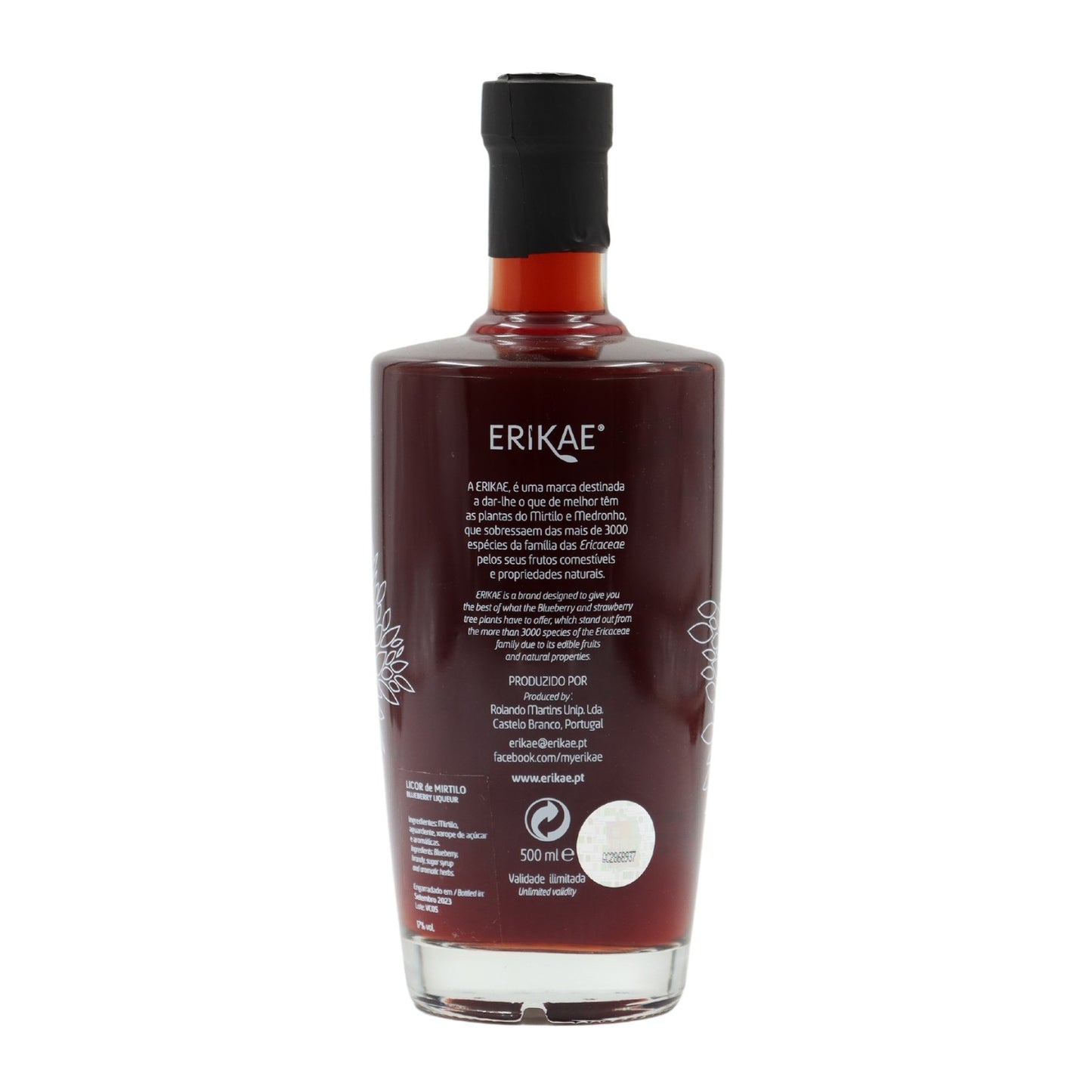 Erikae Blueberry Liqueur 500ml