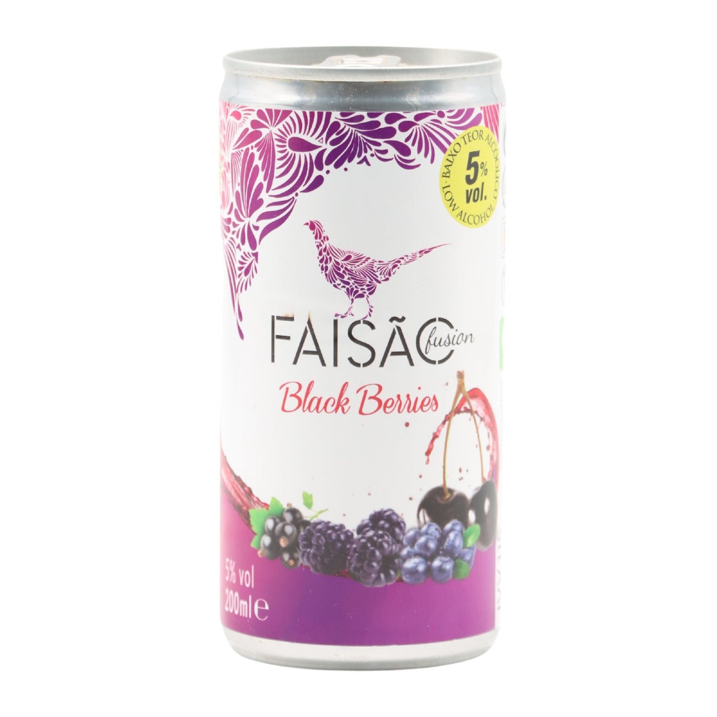 Pheasant Fusion Black Berries in a can