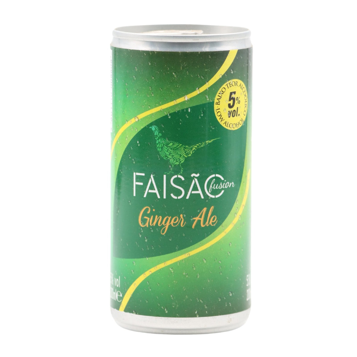 Pheasant Fusion Ginger Ale in a can