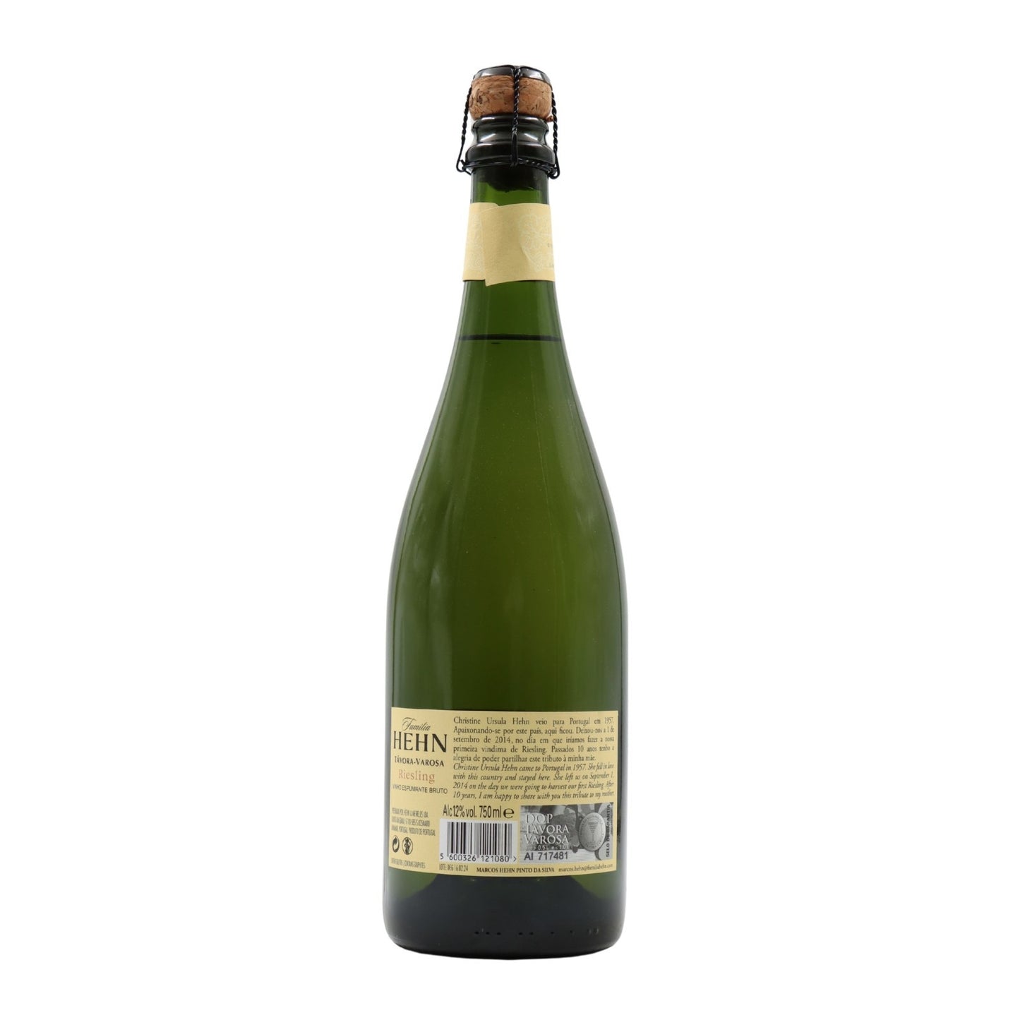 Familia Hehn Riesling Special Edition Brut Sparkling Wine 2014