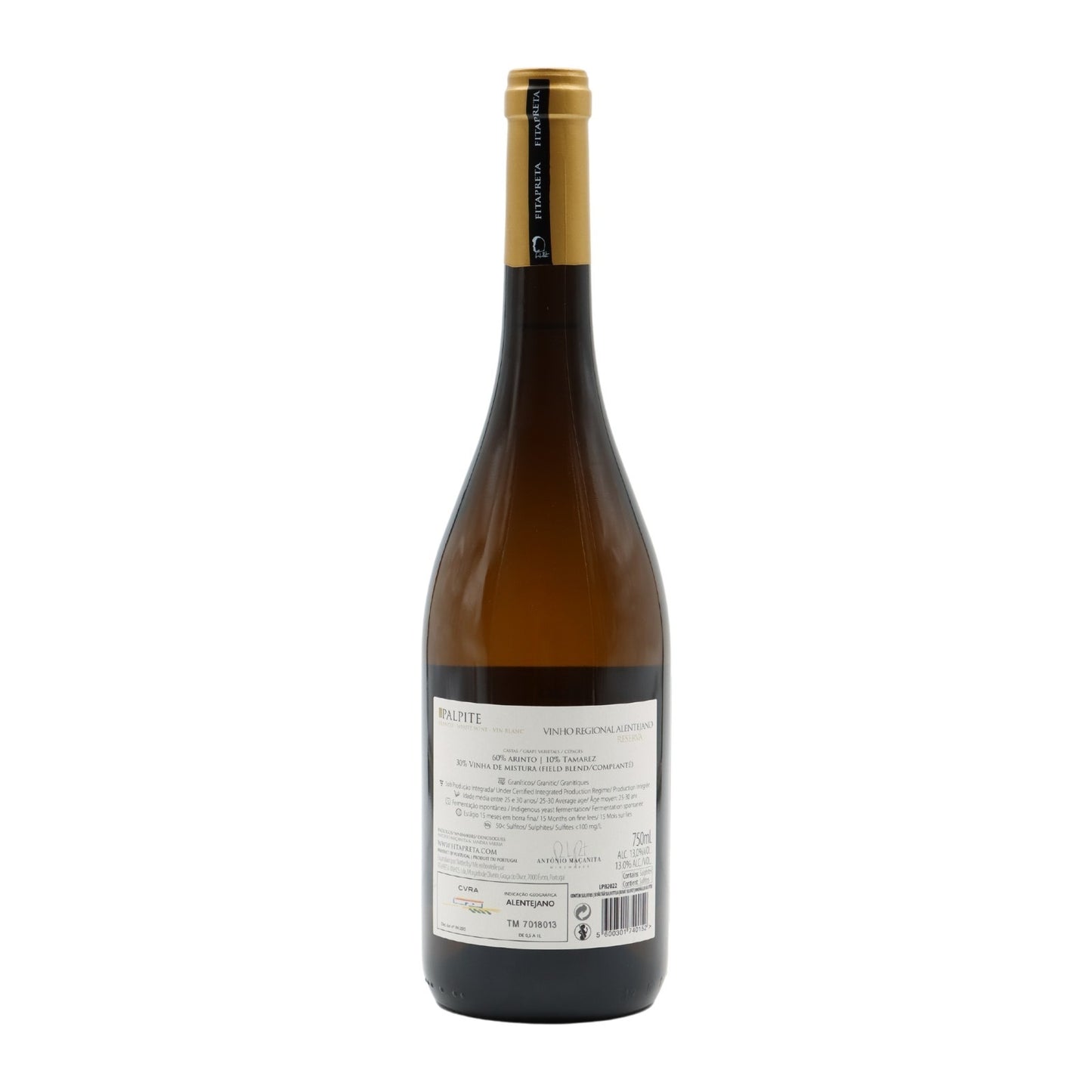 Fita Preta Palpite Reserva Branco